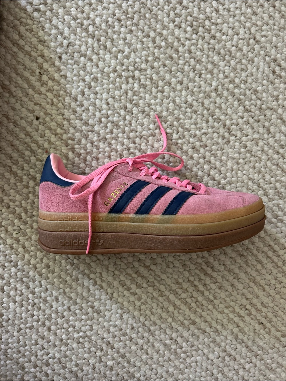 Adidas Gazelle Bold - ‘Pink Glow Gum’ - 7.5